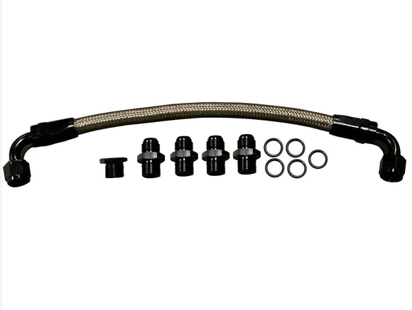 LS Crossover Fuel Line Kit 8AN LS1 LS2 LS3 LS6 LS7 LSX V8 Adapter Fittings -8AN - Jack Spania Racing