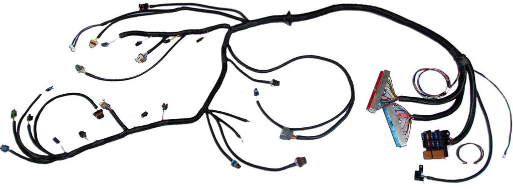 LS 1998-2003 Vortec 4.8 5.3 6.0 Standalone Fuel Injection Wiring Harness 4L80E - Jack Spania Racing