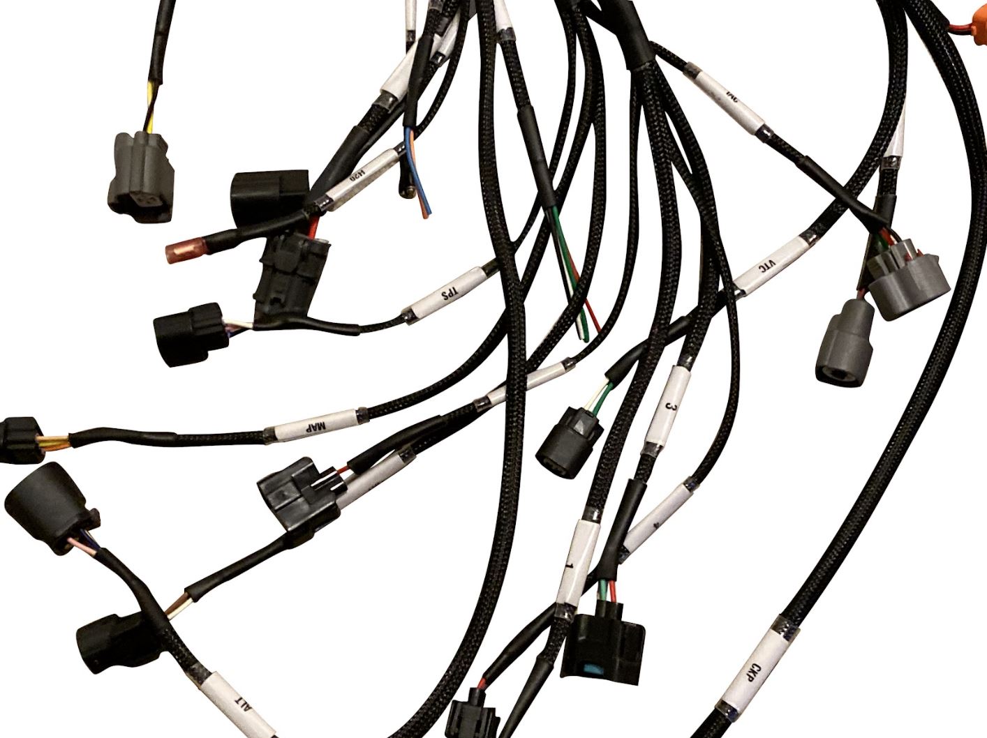 K20 K24 K Series Tucked Wiring Harness For RHD LHD RWD K-Swap Integra ...