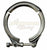 Universal 2.5" Inch Stainless Steel VBand Turbo Downpipe Exhaust Clamp Vband 304 - Jack Spania Racing