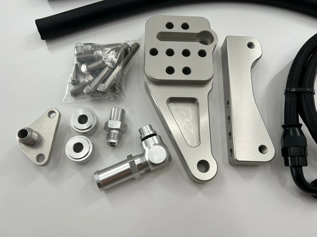 Power Steering Relocation Kit Fits Honda Acura RSX 0204 K Swap EG EK