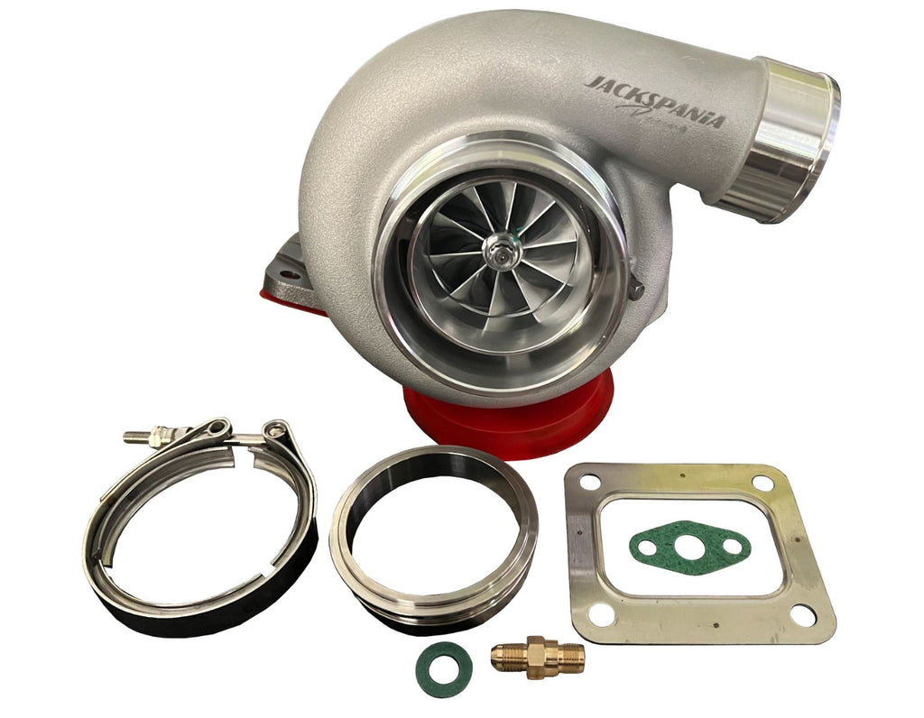 GT3584 GTX3584RS Billet Wheel Turbo .82 A/R T4 V-Band Turbine Housing Anti Surge - Jack Spania Racing