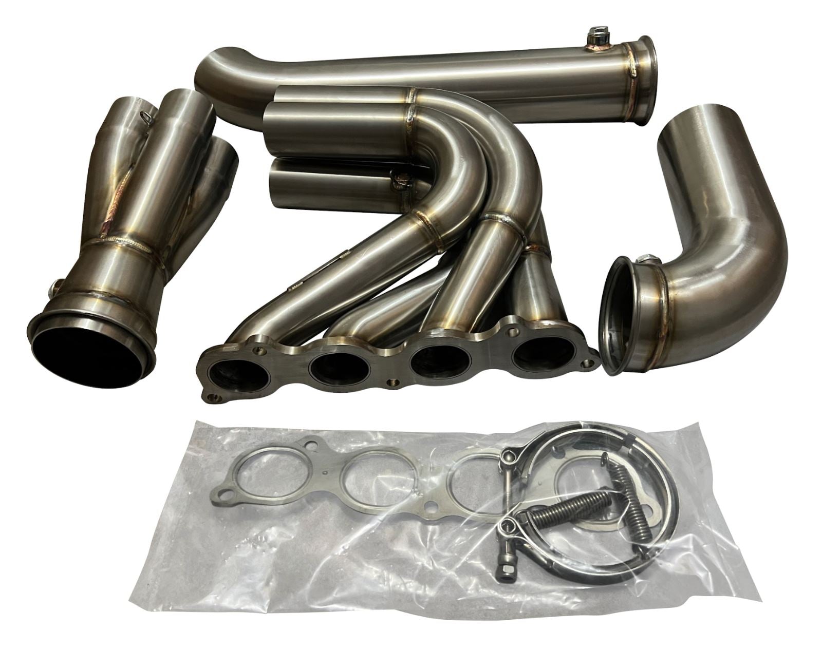 Hood Fender Exit Forward Lean Race Drag Header K20 K24 K Series Swap H ...