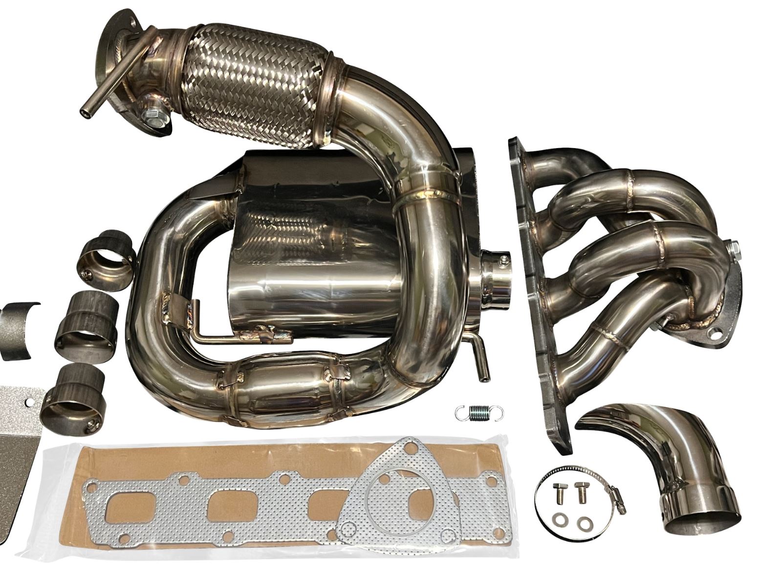 3 Inch B Series Down Pipe For Ram Horn Turbo Manifold Flex Pipe V