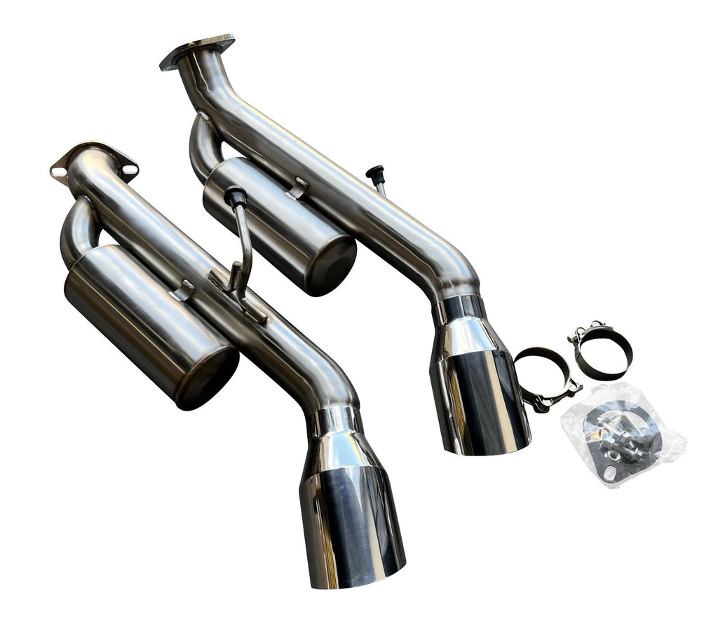 Muffler Axle Back Exhaust Kit Infiniti Q50 (2014-2021) 2.5"