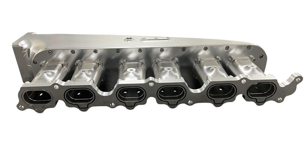 Fully Billet 2JZ GTE Intake Manifold 6 12 Injector Fuel Throttle Body