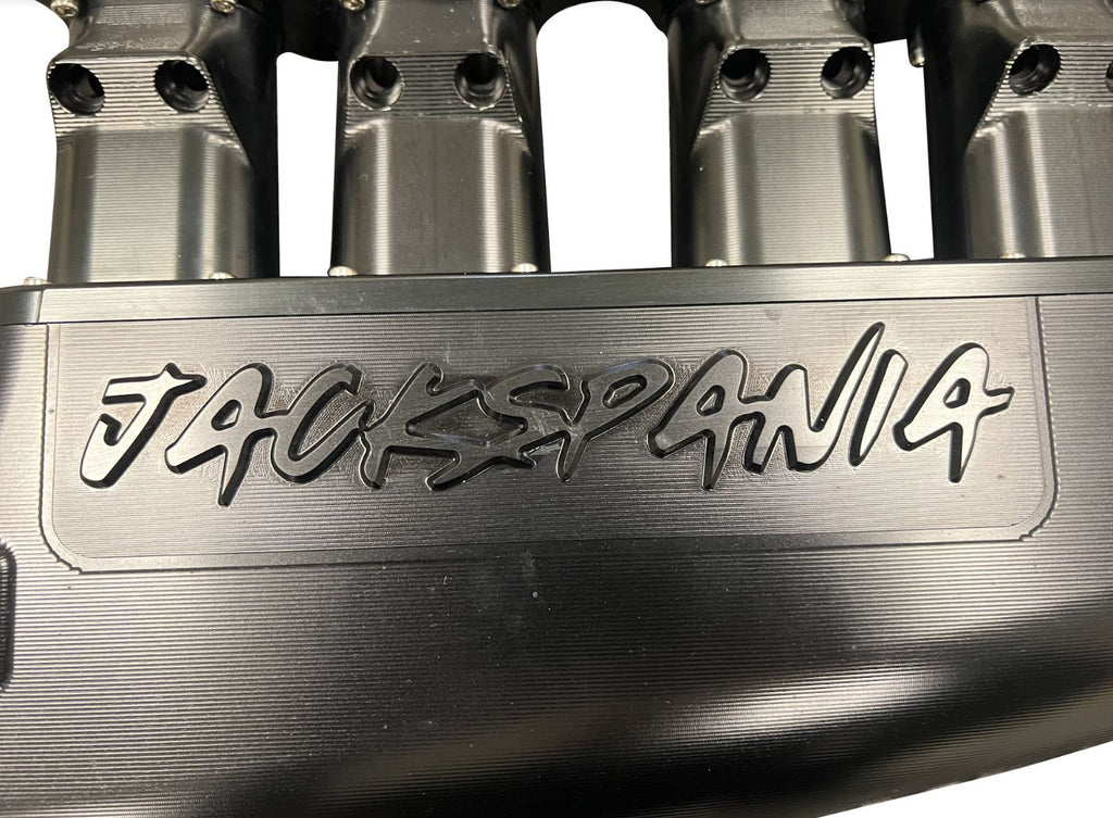 Fully Billet 2JZ GTE Intake Manifold 12 Injector Fuel Rail Throttle Bo ...
