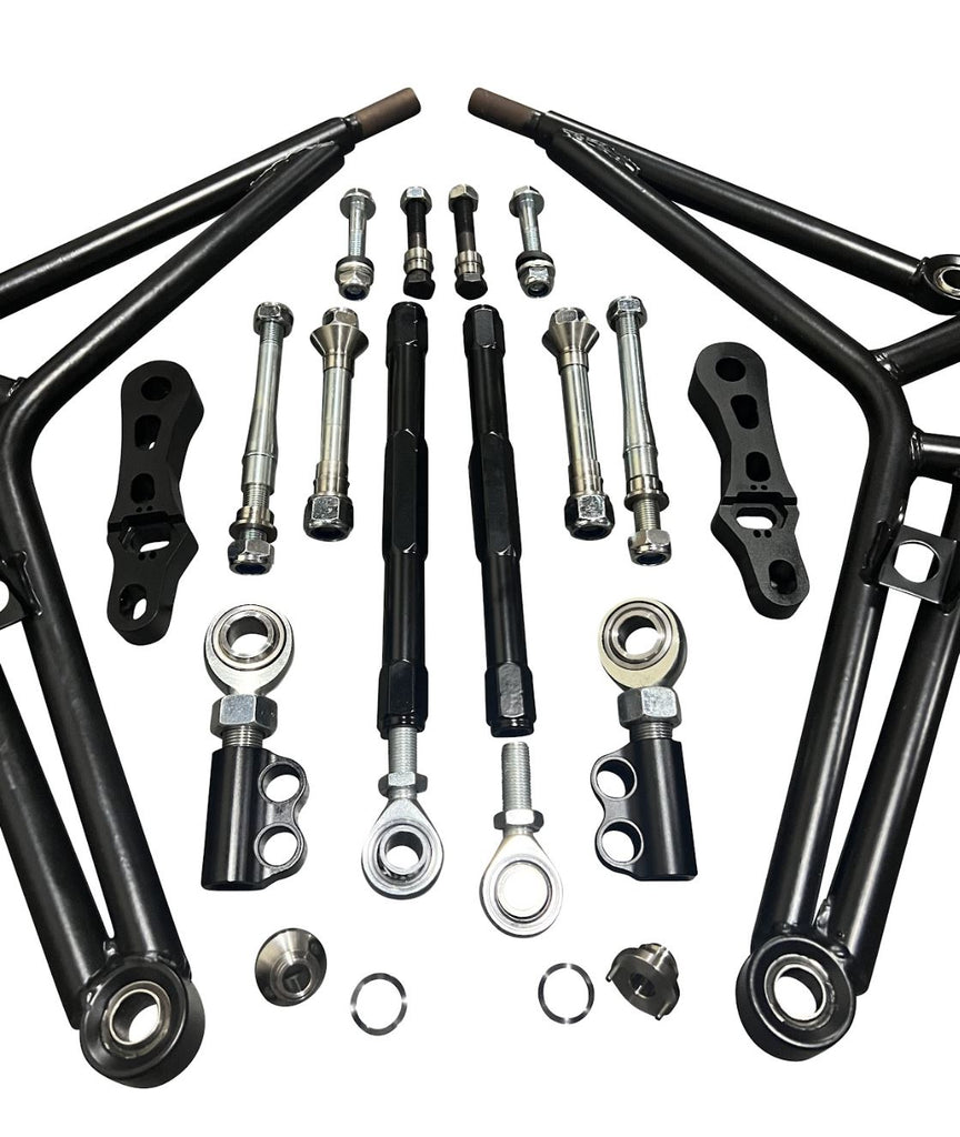 Front Steering Adjustable Drift Lower Control Arm Wide Angle Kit For Bmw E46