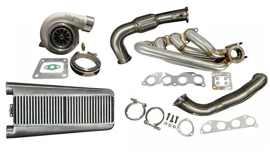 K Swap K Series K20 K24 Turbo Sidewinder Manifold Intercooler GT35 T3 T4 .63 .82 60mm