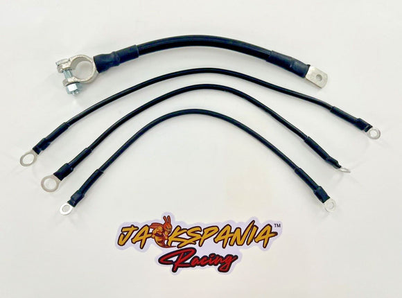 Heavy Duty Battery Ground Strap Kit For Honda Acura B D H K Series Engine Trans - JackSpania Racing