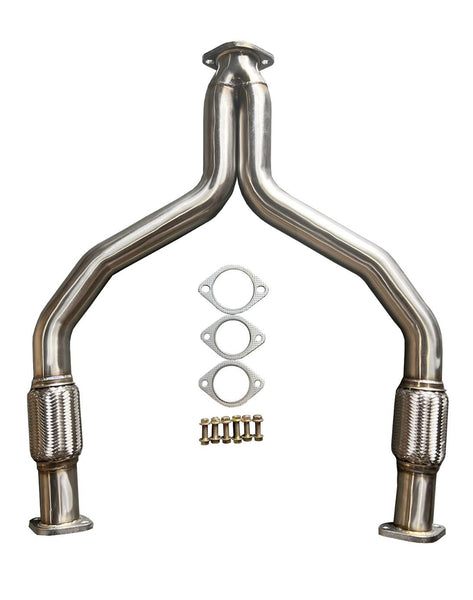 Circuit Werks Catback Exhaust System For 350Z Z33 - Y-Pipe Back With Silencers
