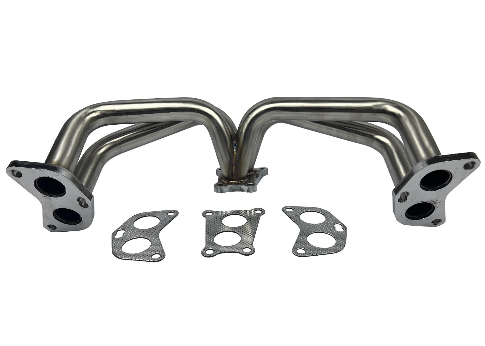 IAG Performance Equal Length Header (ELH) & Uppipe – Subaru EJ WRX, STi, LGT – Stainless Steel