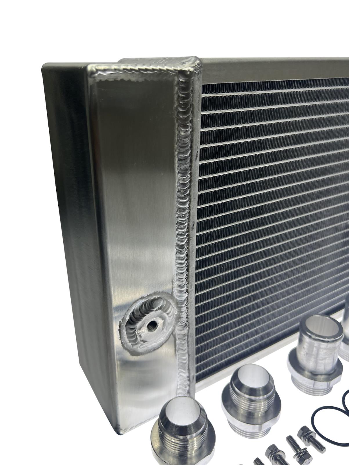 Half Size Compact Drag Tuck Coolant Radiator 1.25