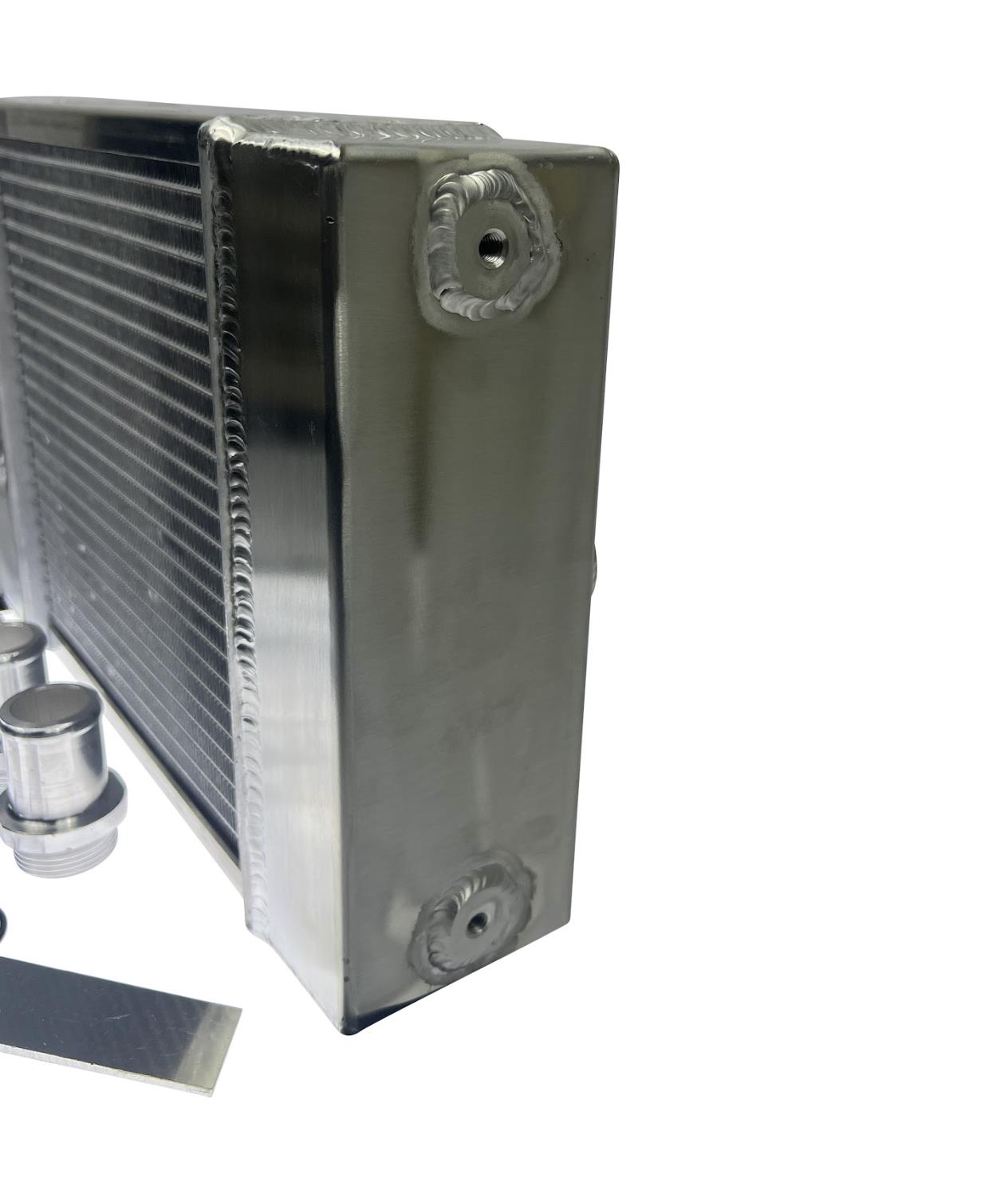 Half Size Compact Drag Tuck Coolant Radiator 1.25