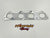 H Series H22 H23 Stainless Steel Honda Acura Exhaust Manifold Gasket Dual 304 SS - JackSpania Racing