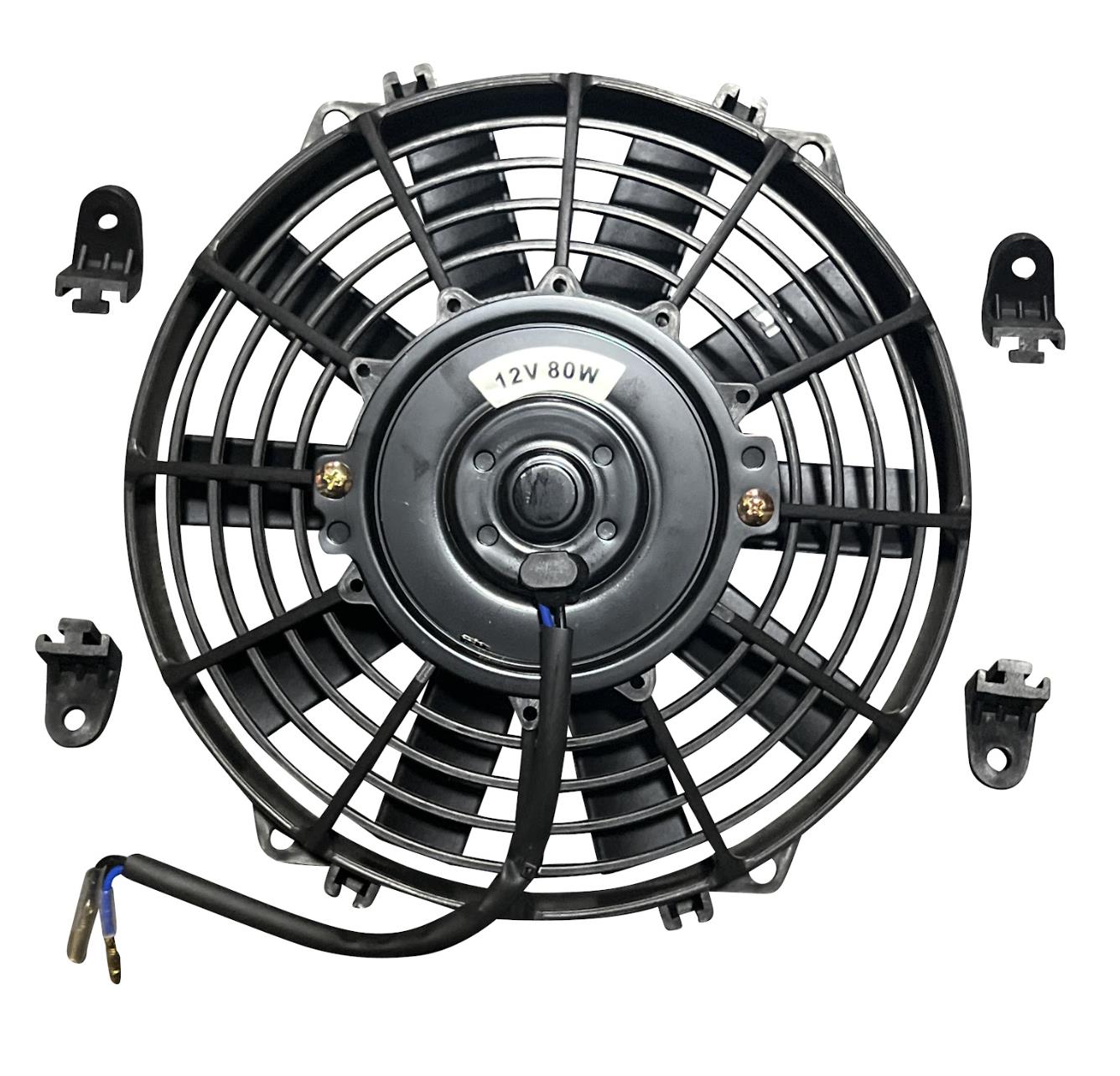 Universal Radiator Fun Universal Radiator Cooling Slim Fan 12V 80Watts 6.7amps 10 12 Inch Mou ...