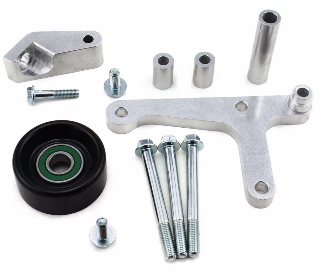 LS1 Camaro Alternator Bracket Low Mount F Body Alternator Bracket W/ Rear Brace - Jack Spania Racing