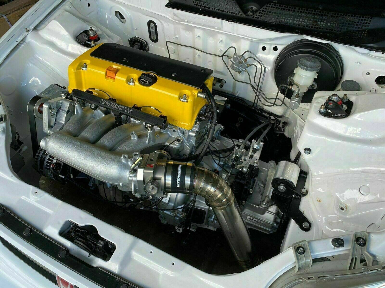 K20 Modified K20 K24 K-Series Tucked Engine Harness For Honda Acura Charge Power ...