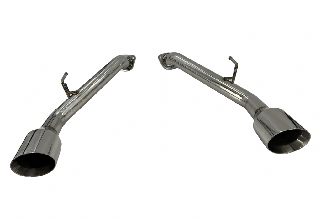 Axle-back Exhaust Muffler Removal 2014+ For Infiniti Q50 2WD AWD Axle Back Tips - Jack Spania Racing