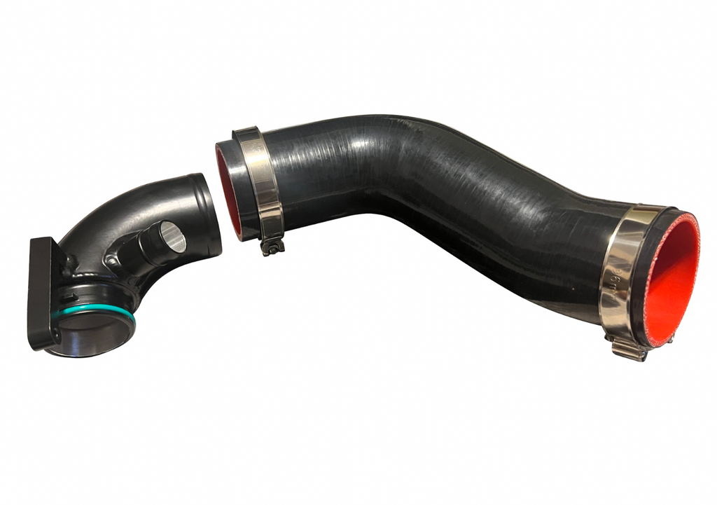 High Flow 3" Hose MK7.5 2.0T Quattro A3 Turbo Inlet Elbow Silicone Air Intake US - Jack Spania Racing