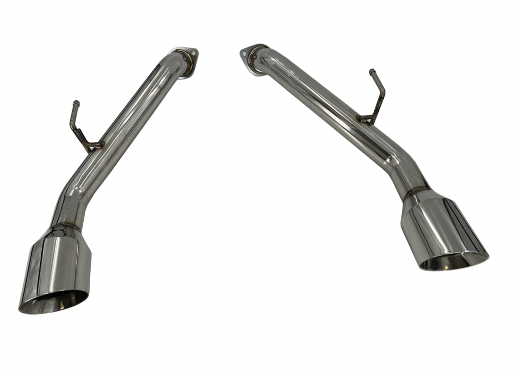 Axle-back Exhaust Muffler Removal 2014+ For Infiniti Q50 2WD AWD Axle Back Tips - Jack Spania Racing